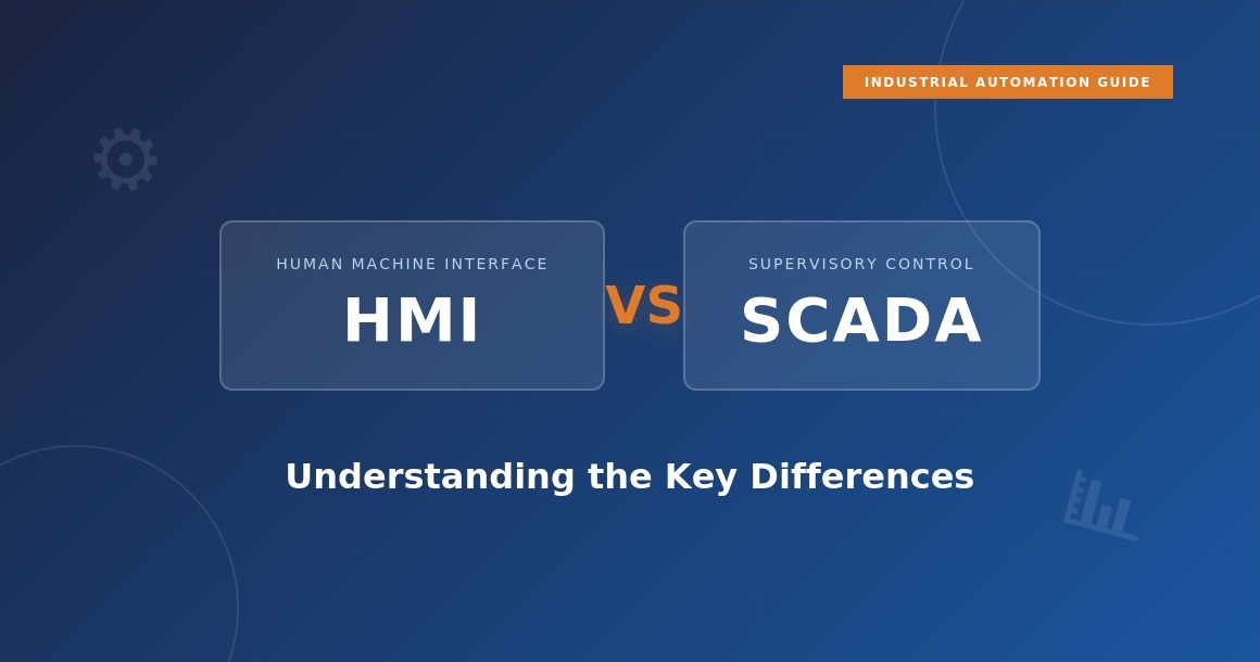 HMI vs SCADA: Understanding the Key Differences