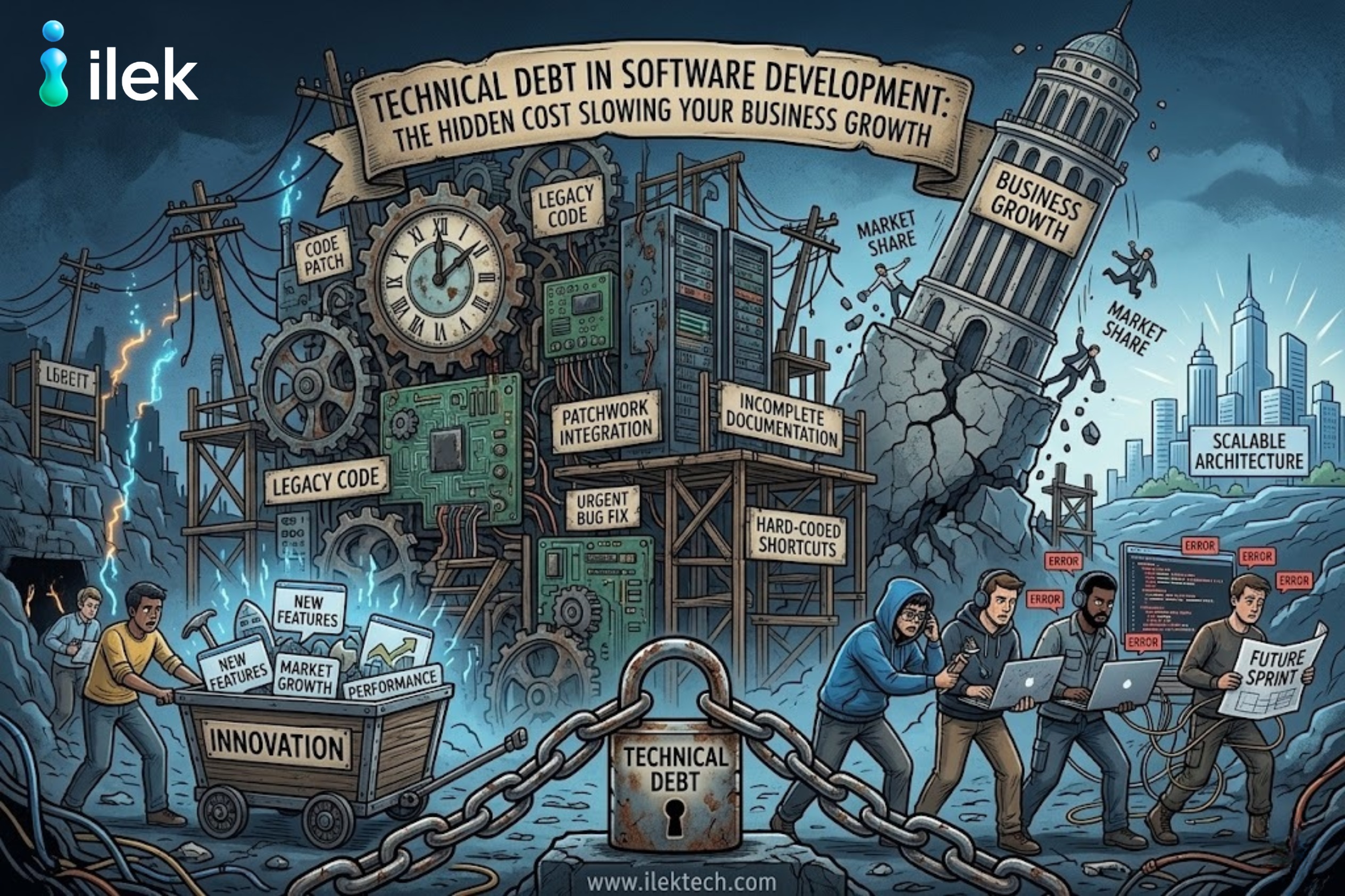 Technical Debt in Software Development: The Hidden Cost Slowing Your Business Growth