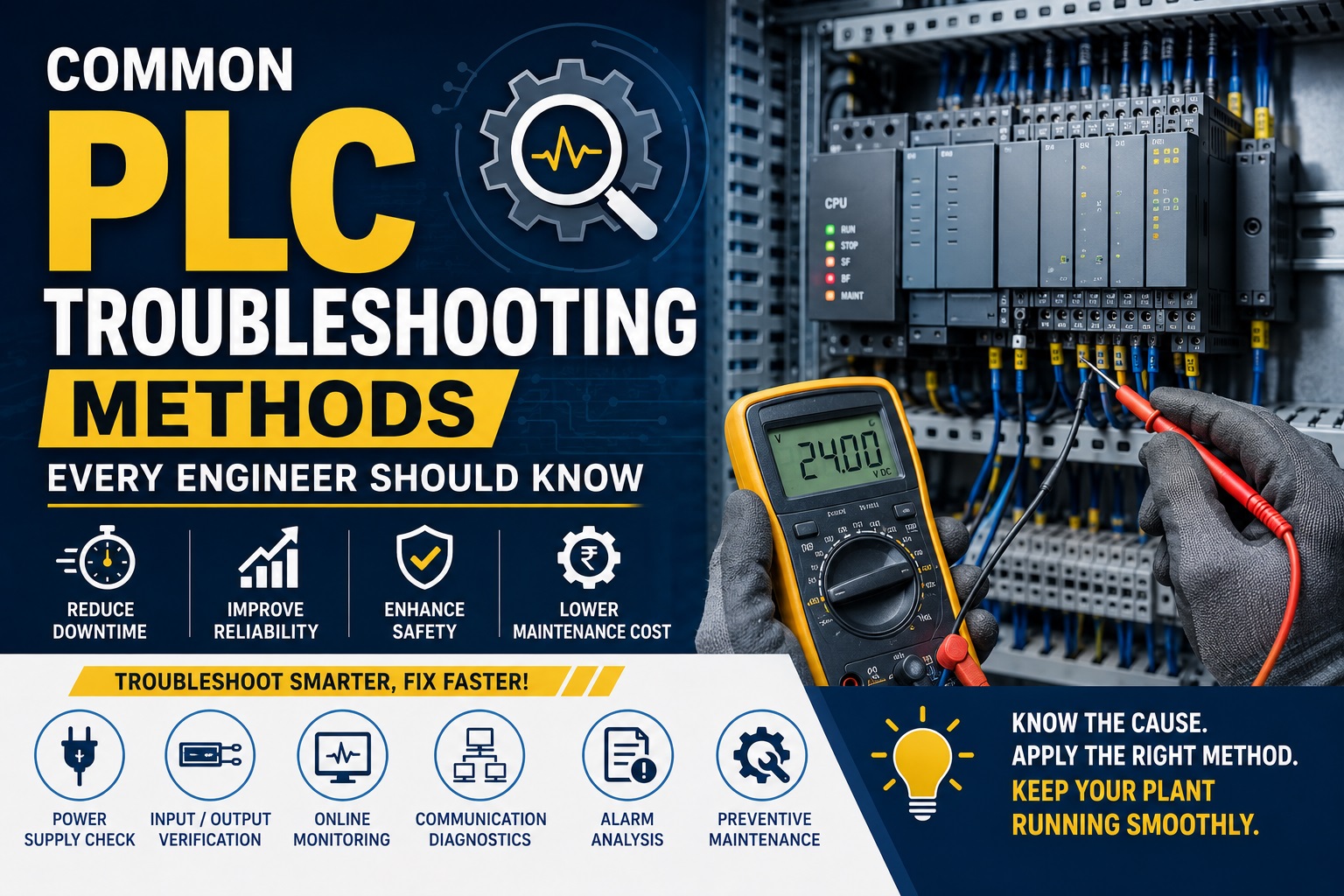 Common PLC Troubleshooting Methods Every Engineer Should Know